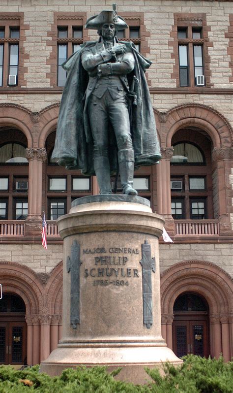 Philip Schuyler statue removed from Albany City Hall